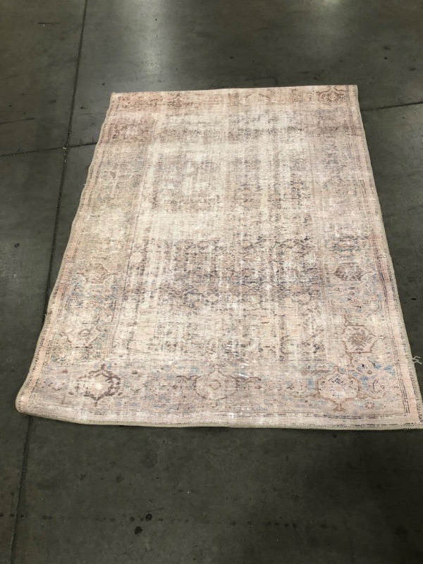 Photo 3 of (TORN EDGE)
Amber Lewis X Loloi Georgie Collection GER-02 Ocean / Sand 3'9" X 5'6" Accent Rug
