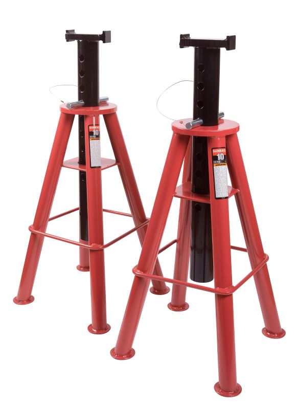 Photo 1 of (COSMETIC DAMAGES)
Sunex 1410 10-Ton, High Height, Pin Type, Jack Stands, Pair

