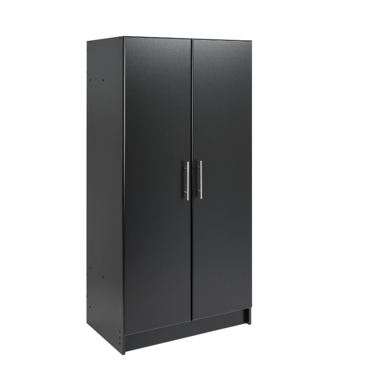 Photo 1 of (DAMAGED SURFACES)
prepac elite 32" wardrobe cabinet black