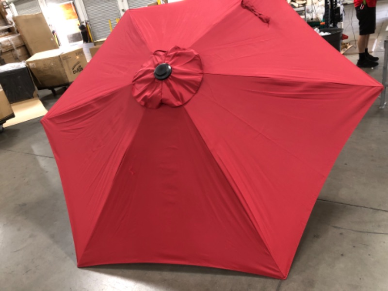 Photo 4 of (BENT BOTTOM OF MAIN POLE)
Patio Umbrella Red, Unknown Size