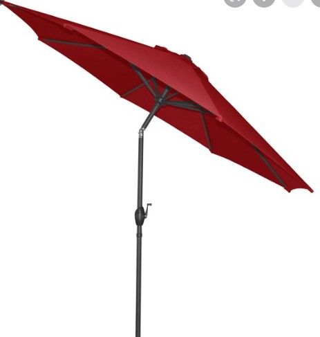 Photo 1 of (BENT BOTTOM OF MAIN POLE)
Patio Umbrella Red, Unknown Size
