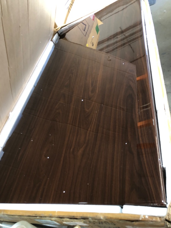 Photo 7 of (DAMAGED CORNERS/EDGES; SCRATCHED SURFACES)
Flash Furniture 30" X 60" Rectangular High-Gloss Walnut Resin Table Top with 2" Thick Edge
