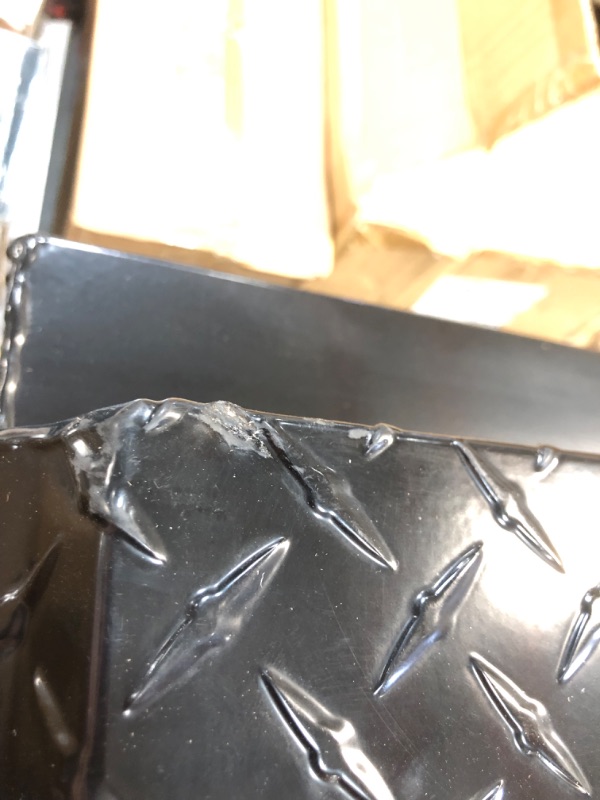 Photo 1 of (TINY SCRATCHES/DENTS; MISSING KEYS)
Weather Guard 664501 All-Purpose Black Aluminum Chest