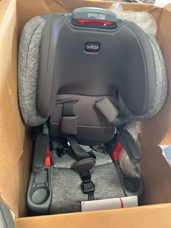 Photo 2 of Britax Grow with You ClickTight Harness-2-Booster Car Seat, Spark - Premium, Soft Knit Fabric [New Version of Frontier]
