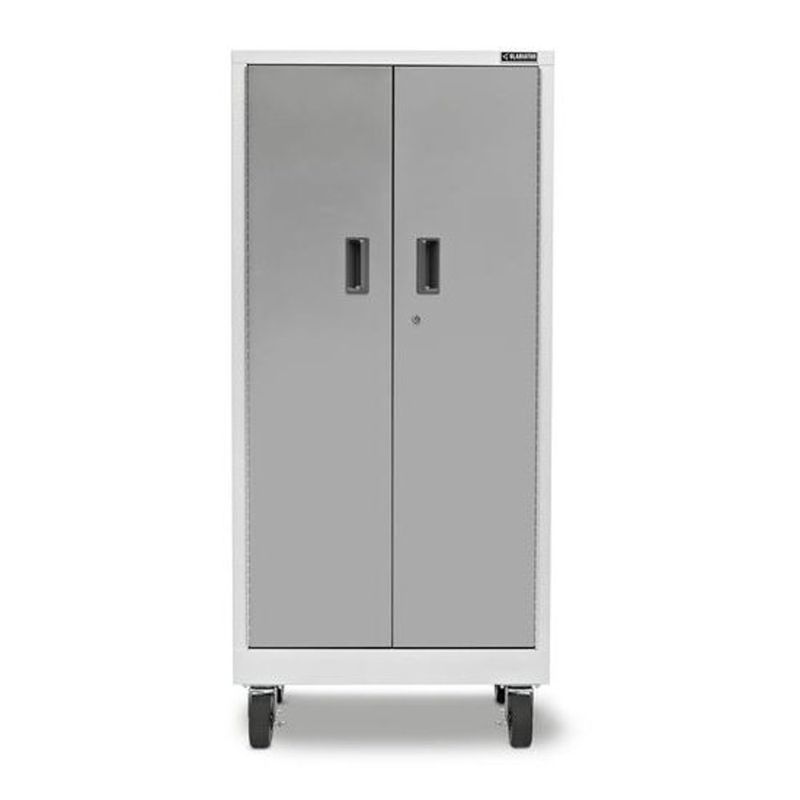 Photo 1 of *BOTTOM RIGHT SIDE OF CABINET IS DENTED*
Gladiator
Premier Series Pre-Assembled Steel Freestanding Garage Cabinet in White with Casters (30 in. W x 66 in. H x 18 in. D)