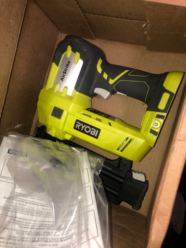 Photo 2 of Ryobi ZRP320 ONE Plus 18V Cordless Lithium-Ion 2 in. Brad Nailer Battery and Charger Sold Separately (Certified Refurbished)
