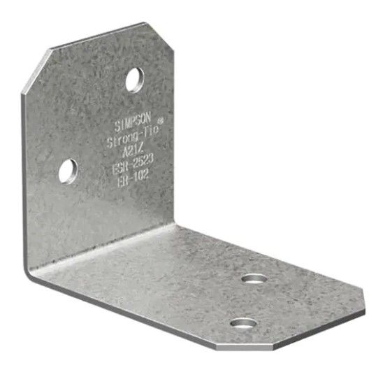 Photo 1 of 2 in. x 1-1/2 in. x 1-3/8 in. ZMAX Galvanized Angle Pack of 43
