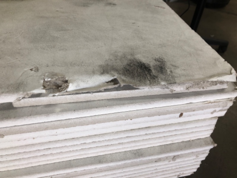 Photo 1 of (DAMAGED CORNERS/EDGES/SURFACES)
18 Ceiling Tile 2' x 2'