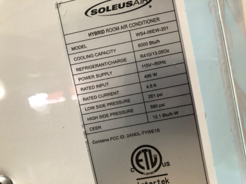 Photo 9 of Exclusive 6,000 BTU Energy Star First Ever Over the Sill Air Conditioner  Hybrid (Saddle) Window Air Conditioner with Wifi
