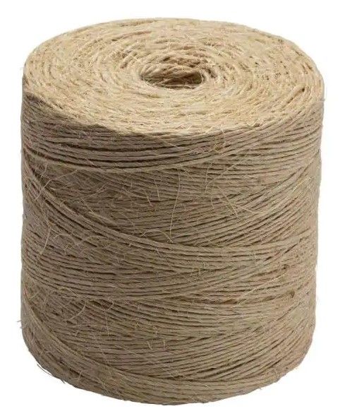 Photo 1 of #42 x 2250 ft. Twisted Sisal Rope Twine, Natural
