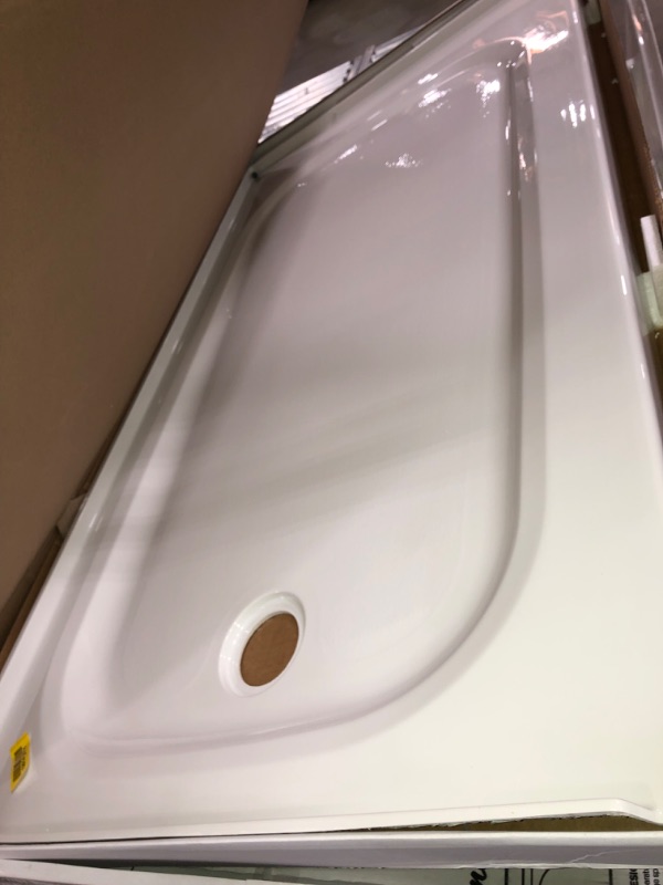 Photo 3 of American Standard Passage Left Hand Drain 32 in. x 60 in. Single Threshold Shower Base in White