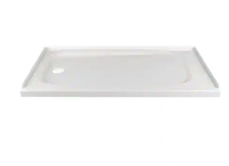 Photo 1 of American Standard Passage Left Hand Drain 32 in. x 60 in. Single Threshold Shower Base in White