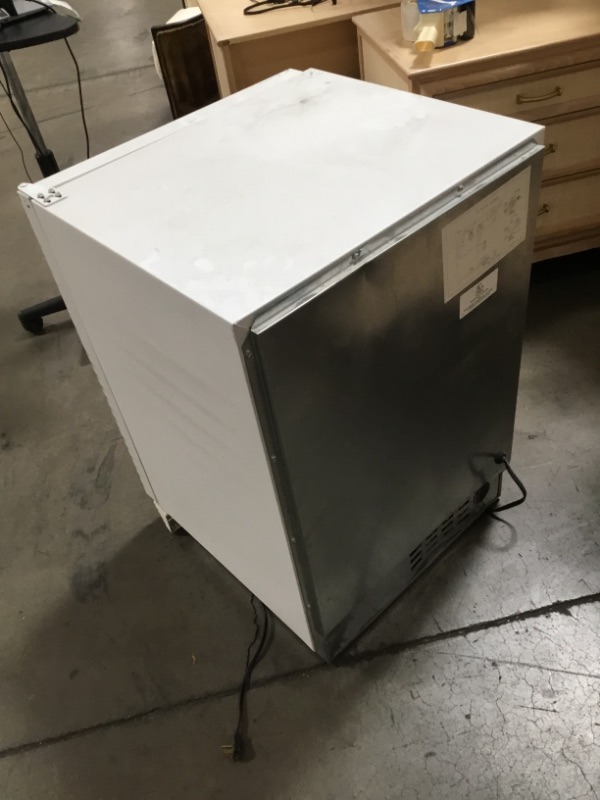 Photo 1 of ULINE SMALL PERSONAL REFRIGERATOR 73FL COLUME DAMAGE AND WEAR FROM USE