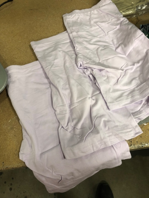 Photo 1 of 3-Pack Bike Shorts in Orchid (Medium) and Sleeveless/ Strapless Jumpsuit in Grey (Small)  