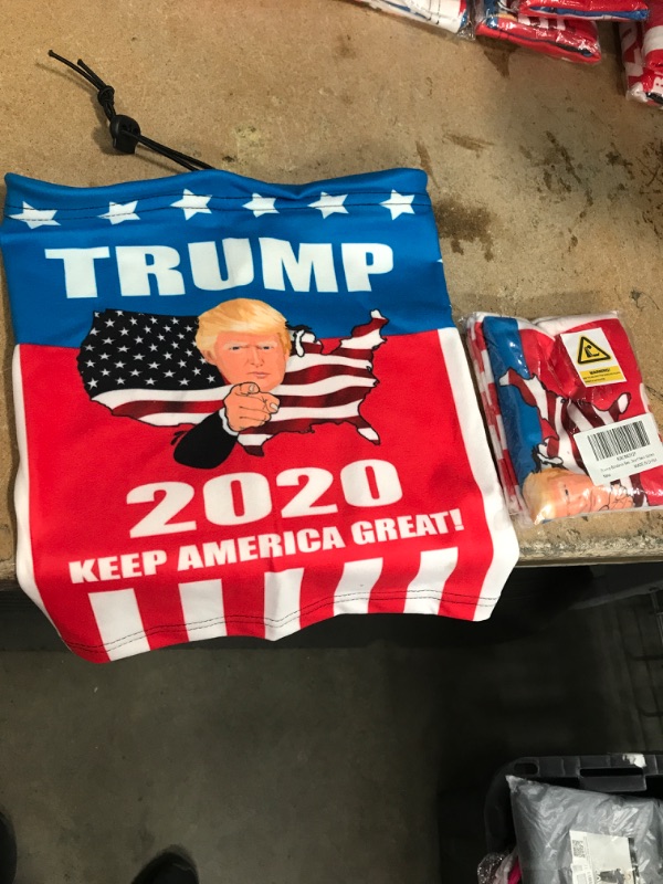 Photo 1 of trump bandanas 2020 keep america great! with drawstring, 2 pk