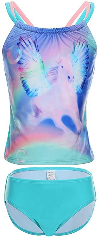 Photo 1 of Dayu Girls' Summer Dream Tankini Two Piece Swimsuit, Size 7-8