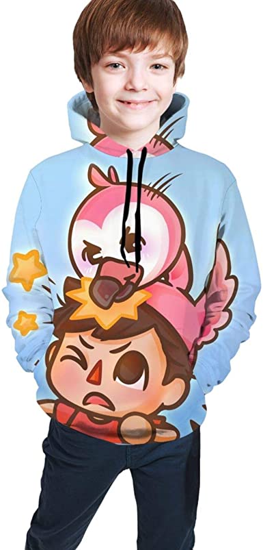 Photo 1 of JiHuBoom Albertsstuff + Flamingo Hoodie 3D Printed Unisex Sweatshirt, Small