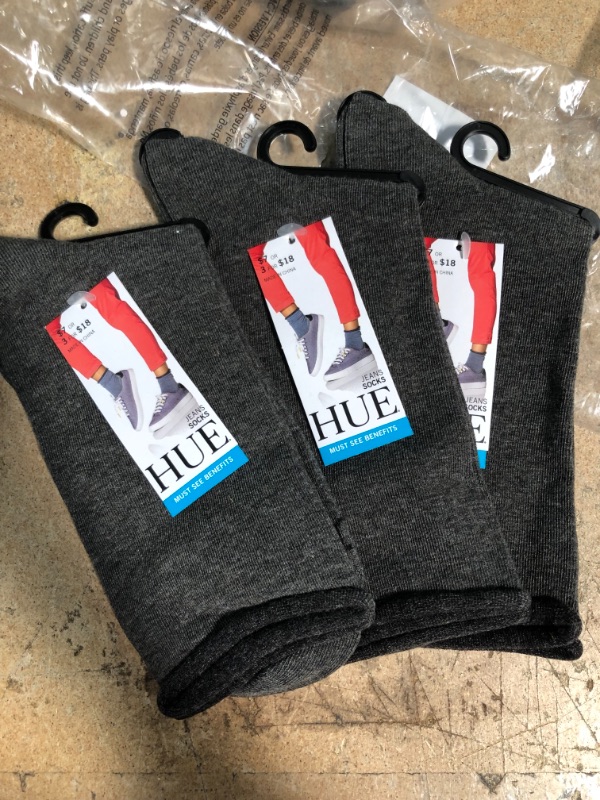 Photo 1 of HUE Jean Socks 3-Pack, Size 01 One size