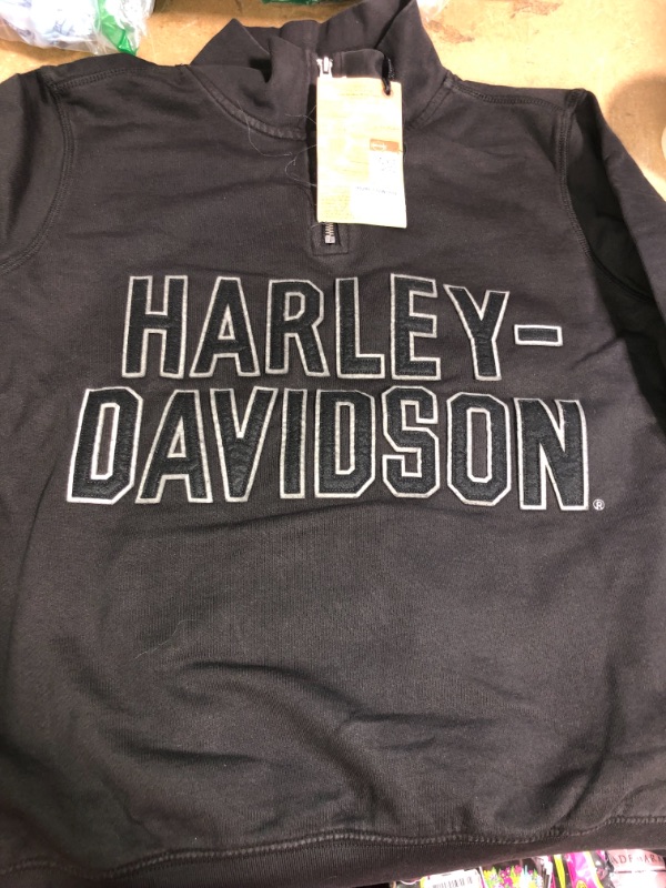 Photo 2 of Harley Davidson pullover felt letter size large