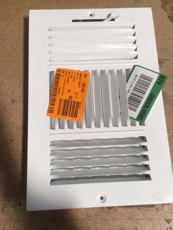 Photo 1 of 12" x 8" Venting Cover. White