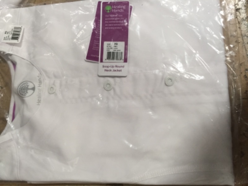 Photo 1 of Healing Hands Purple Label Women's Daisy 5-Pocket Scrub Jacket, Size XS