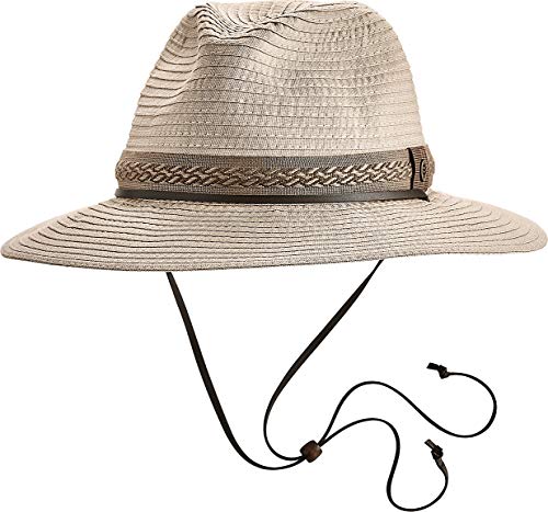 Photo 1 of Coolibar UPF 50+ Men's Galileo Packable Travel Hat - Sun Protective (X-Large- Khaki)