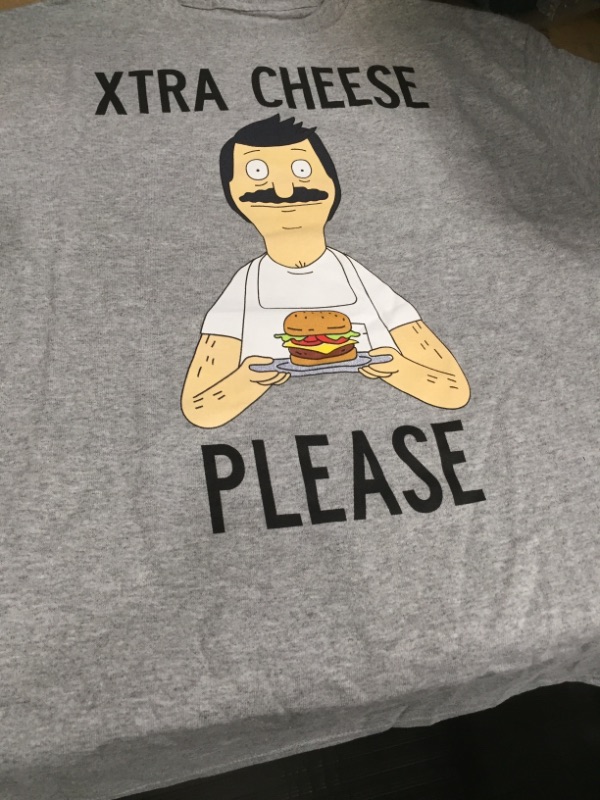 Photo 2 of Bob's Burgers XTRA CHEESE PLEASE MEN SIZE M SHIRT