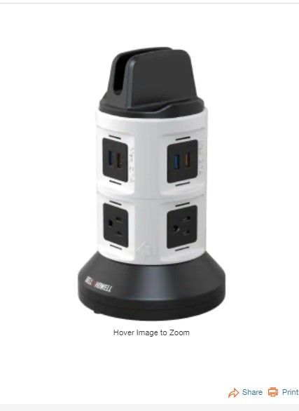 Photo 1 of 4-Outlets / 6 USB Spin Power - The Ultimate Smart Charging Station
