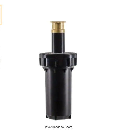 Photo 1 of 2 in. Professional Series Pressure Regulated Pop Up Spray Head Sprinkler with Brass Full Pattern Nozzle SET OF 3
