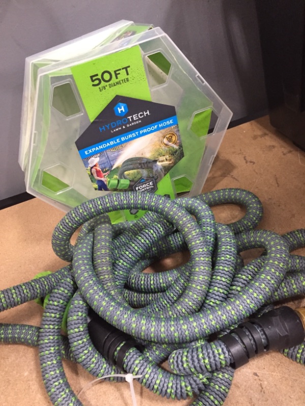 Photo 2 of 5/8 in. Dia. x 50 ft. Burst Proof Expandable Garden Water Hose