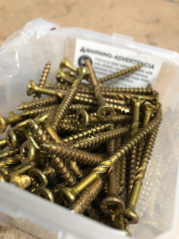 Photo 2 of #9 x 2-1/2 in. Star Drive Bugle Head R4 Multi-Purpose Screw (100-per Pack)
