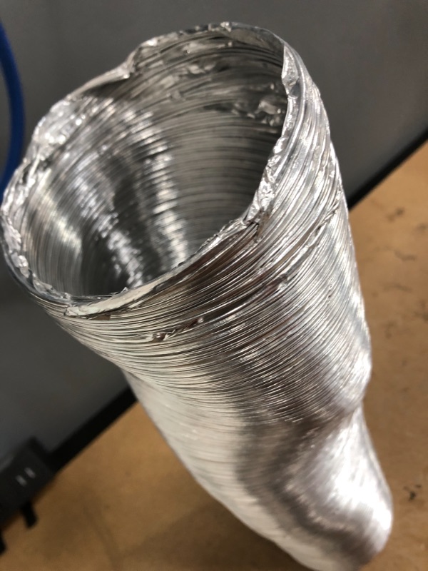 Photo 1 of 4 in. x 8 ft. Semi-Rigid Space Save Duct