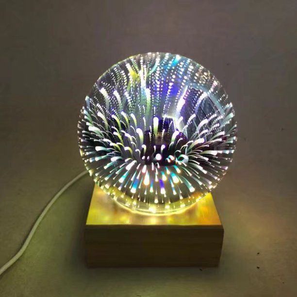 Photo 1 of 3D LED Night Light USB Projector Lamp Magic Starry Butterfly Fireworks Decor
