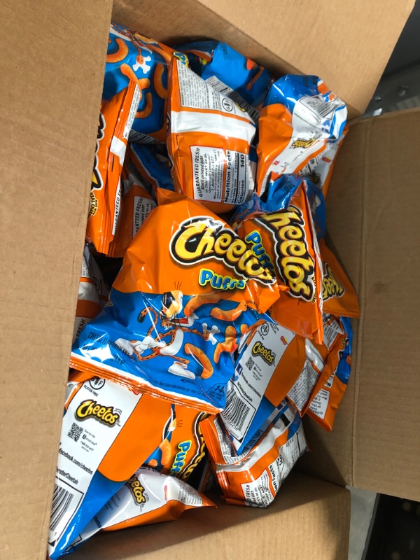 Photo 2 of **expired 05/03/2022*- Cheetos Puffs Cheese Flavored Snacks, 0.875 Ounce, Pack of 39
