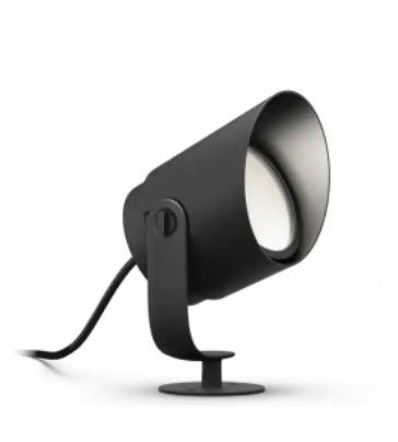 Photo 1 of 
Philips Hue
White and Color Ambiance Low Voltage Outdoor Spot Light LED Lily XL Black Landscape Smart Light Extension
