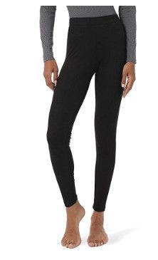 Photo 1 of 32 DEGREES Heat Womens Ultra Soft Thermal Midweight Baselayer Legging Pant - BLACK XL
