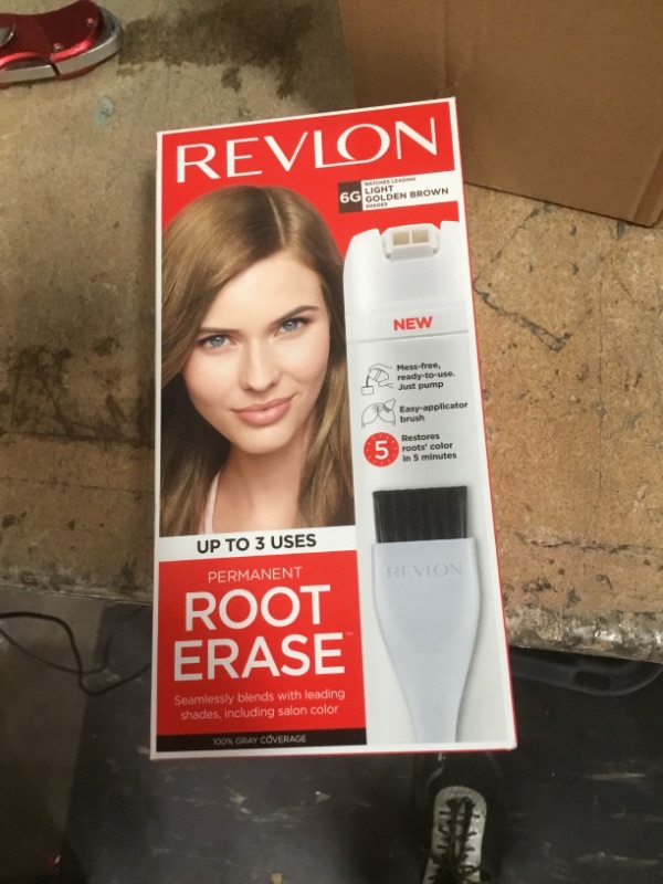 Photo 2 of BEST BY 03/2022
SOLD AS IS/ NO REFUNDS
Revlon Root Erase Hair Color, Root Touch up - 3.2 Fl Oz - LIGHT GOLDEN BROWN - 2 PACK
