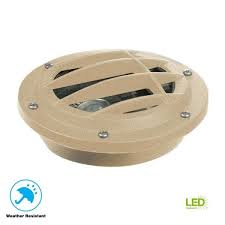 Photo 1 of 
Hampton Bay
Low-Voltage 4.5-Watt Sand Outdoor Integrated LED Landscape Well Light