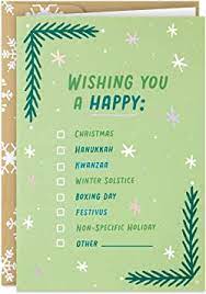 Photo 1 of 2 Hallmark Boxed Holiday Cards, Happy Everything Checklist (16 Cards and 17 Envelopes)