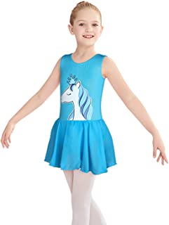 Photo 1 of Girls Gymnastics Skirted Leotards Ballet Tutu Dance Dress Mermaid Unicorn Gymnastic Skirt(Baby Girls/Toddler Girls/Big Girls)
