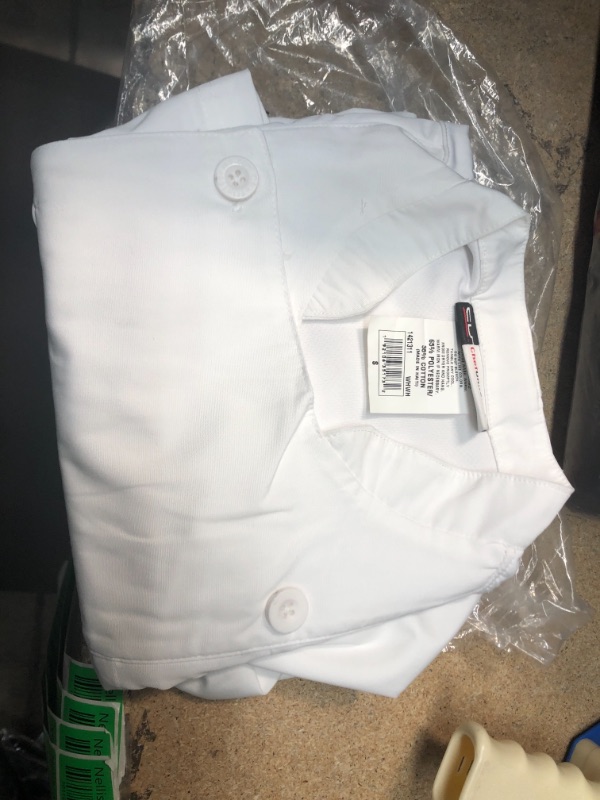 Photo 2 of  Lightweight Chef Coat Short Sleeve Chef Jacket 2021 Summer New