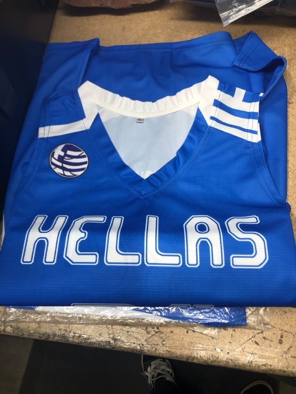 Photo 1 of Kooy Hellas Greek Giannis #34 Basketball Jersey Men Stitched Christmas Summer size large 
