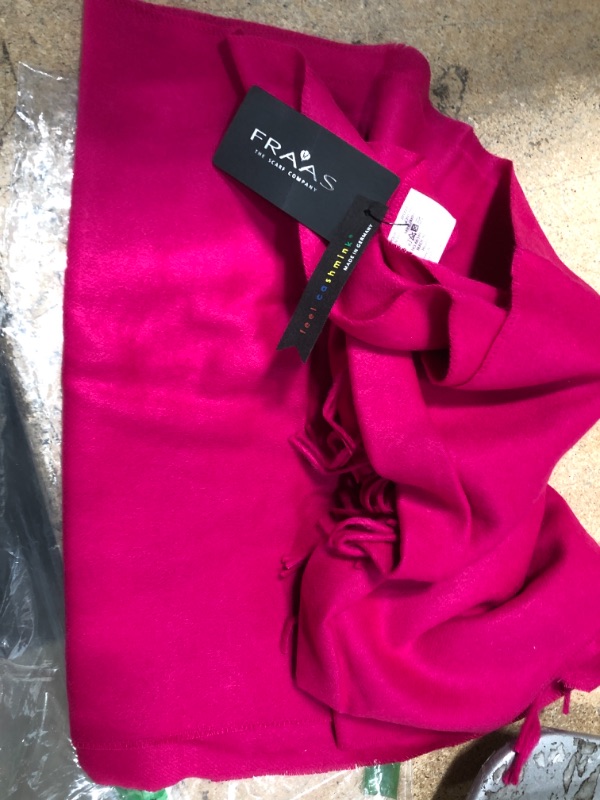 Photo 1 of Fraas womens scarf dark pink 