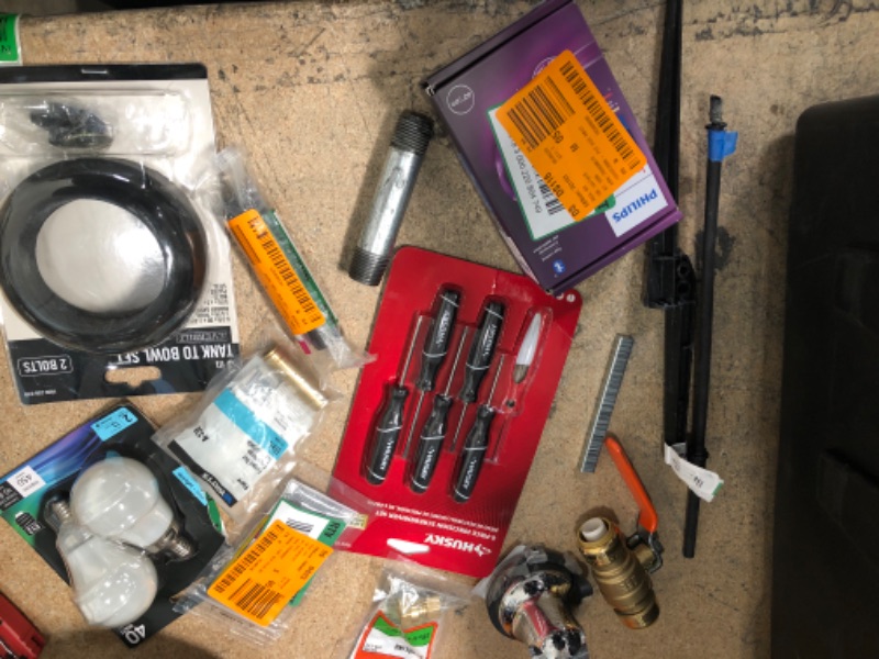 Photo 1 of  *** SOLD AS IS*** NO RETURNS***BUNDLE OF ASSORTED HOME REPAIR, PLUMBING, ELECTRICAL ITEMS