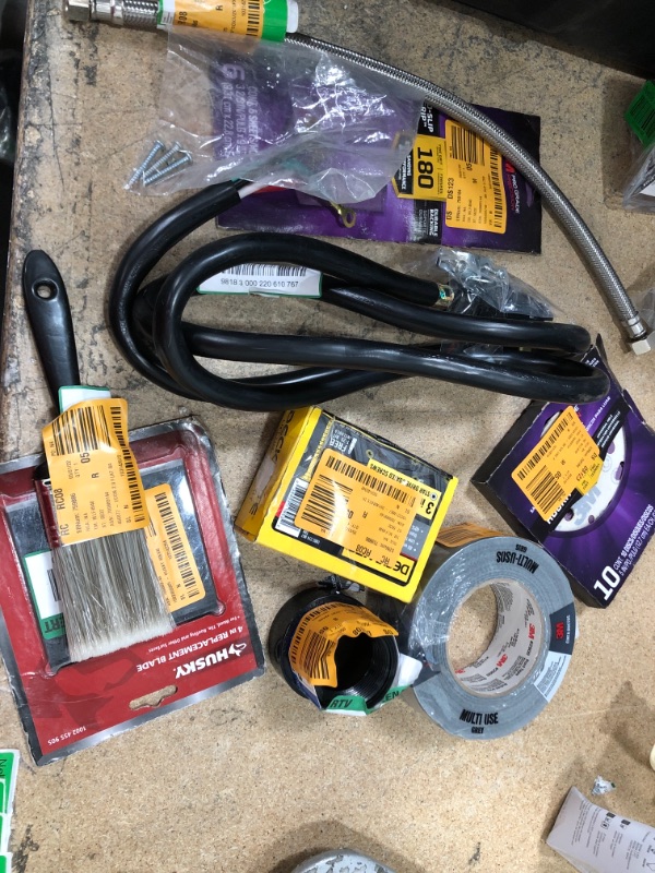 Photo 1 of  *** SOLD AS IS*** NO RETURNS***BUNDLE OF ASSORTED HOME REPAIR, PLUMBING, ELECTRICAL ITEMS