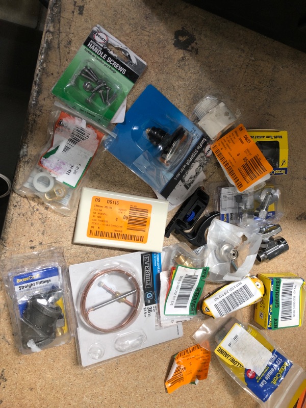 Photo 1 of  *** SOLD AS IS*** NO RETURNS***BUNDLE OF ASSORTED HOME REPAIR, HARDWARE ITEMS
