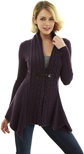 Photo 1 of AmélieBoutik Women Buckle Braid Front Cardigan- SIZE SMALL 