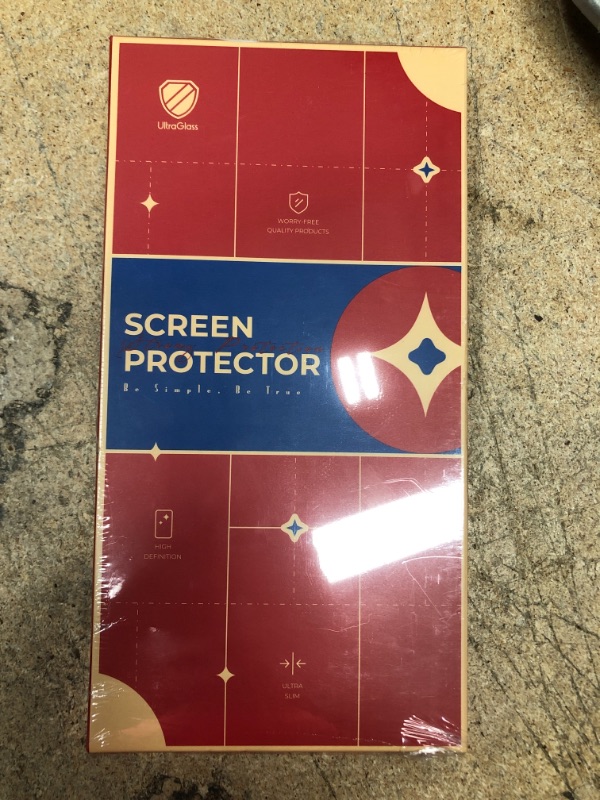 Photo 1 of UltraGlass [Eye-Closed Applied] Designed for iPhone 12 Screen Protector, iPhone 12 Pro Screen Protector Tempered Glass [3X Reinforced Anti-Shatter], Full Coverage (6.1 inch)
