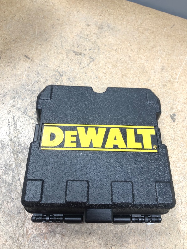 Photo 3 of DEWALT
165 ft. Green Self-Leveling Cross Line Laser Level with (3) AAA Batteries & Case