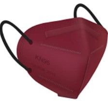 Photo 1 of Miuphro KN95 Face Mask, 5-Layer Design Cup Dust Safety KN95 Masks 25 Pack, Red